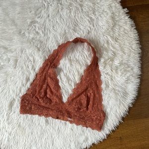 Intimately Free People Lace Halter Bralette Size small